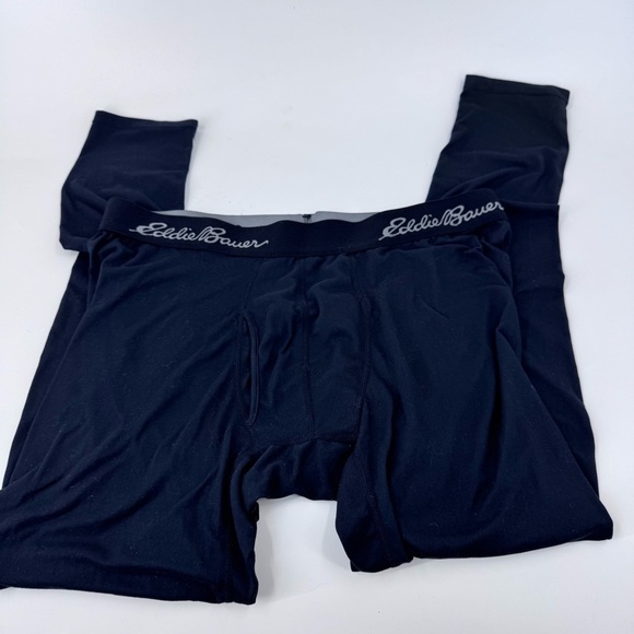 Eddie Bauer Black long-johns Athletic Fit - Picture 1 of 9